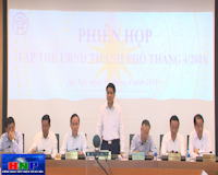 ​Phiên họp Tập thể UBND TP Hà Nội xem xét điều chỉnh quy hoạch phòng chống lũ